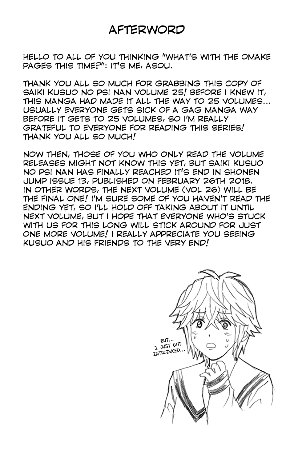 Saiki Kusuo No Sainan chapter 272.5 - page 18