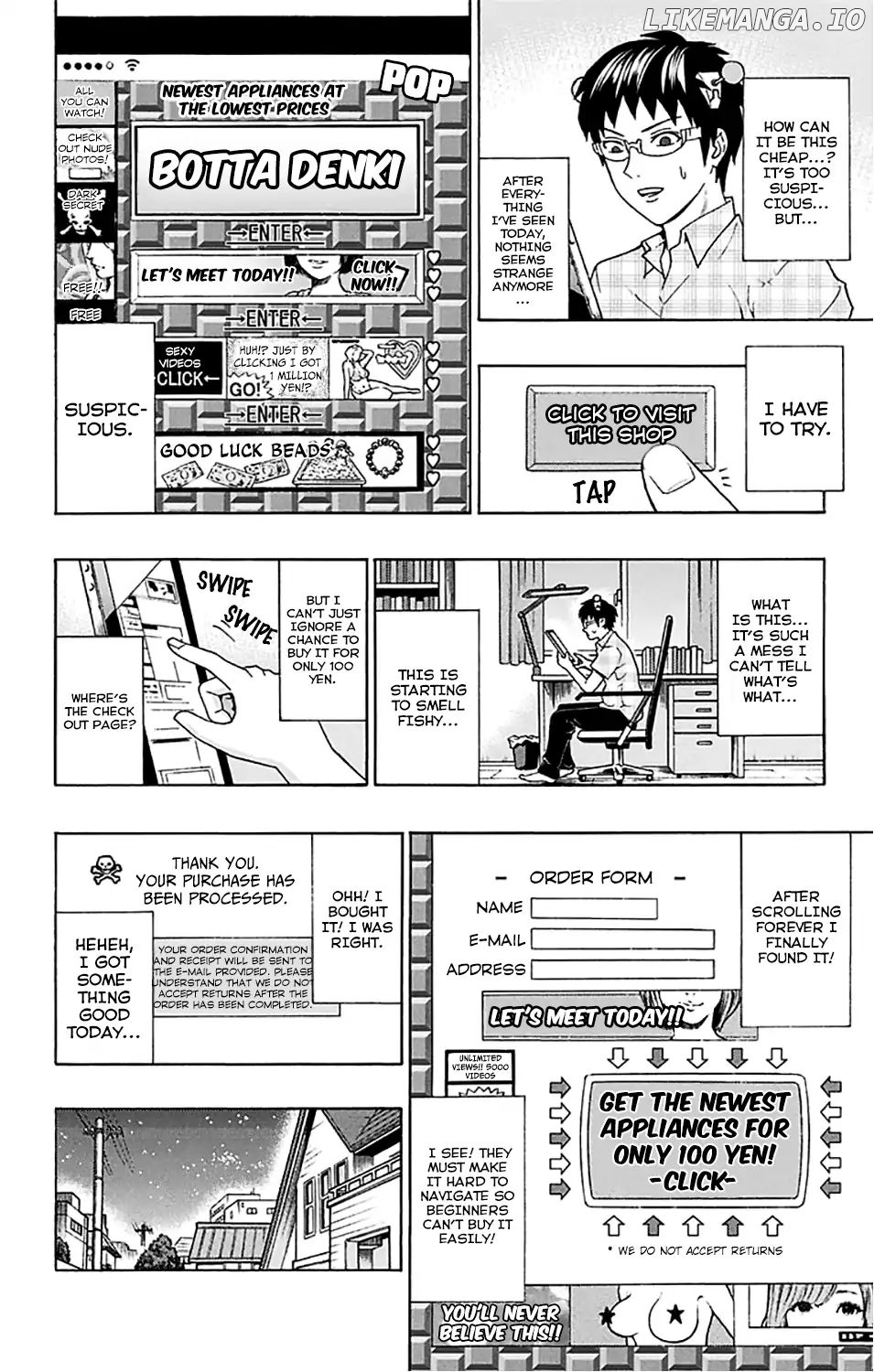 Saiki Kusuo No Sainan chapter 201 - page 14