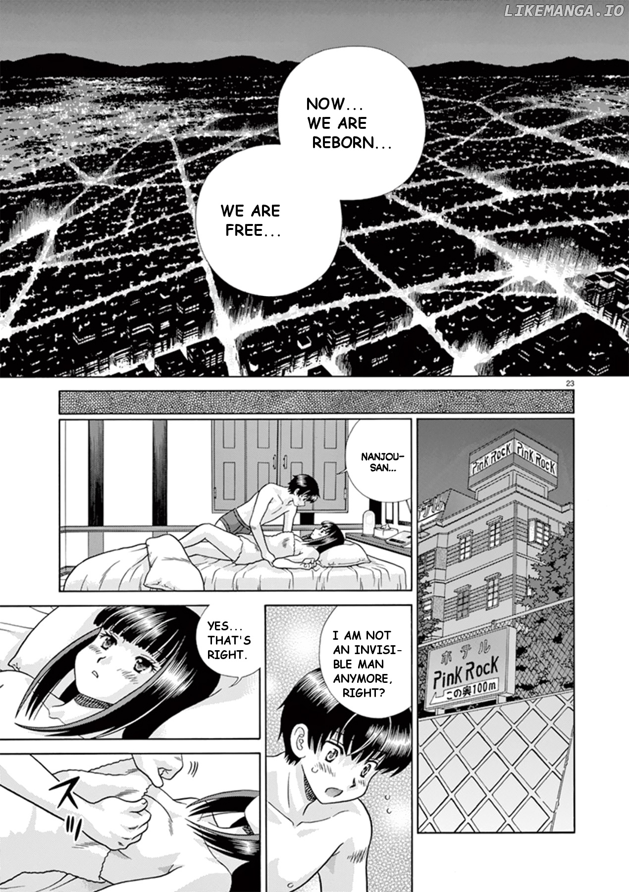 Toumei Ningen Kyoutei chapter 39 - page 22