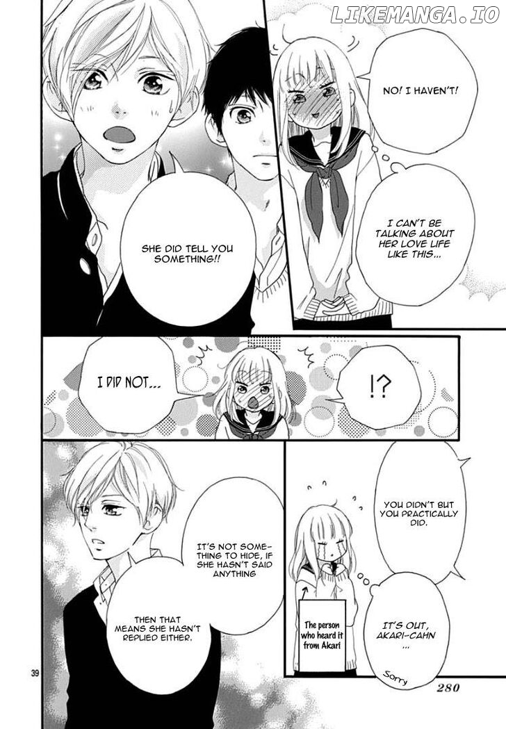 Omoi, Omoware, Furi, Furare chapter 38 - page 40