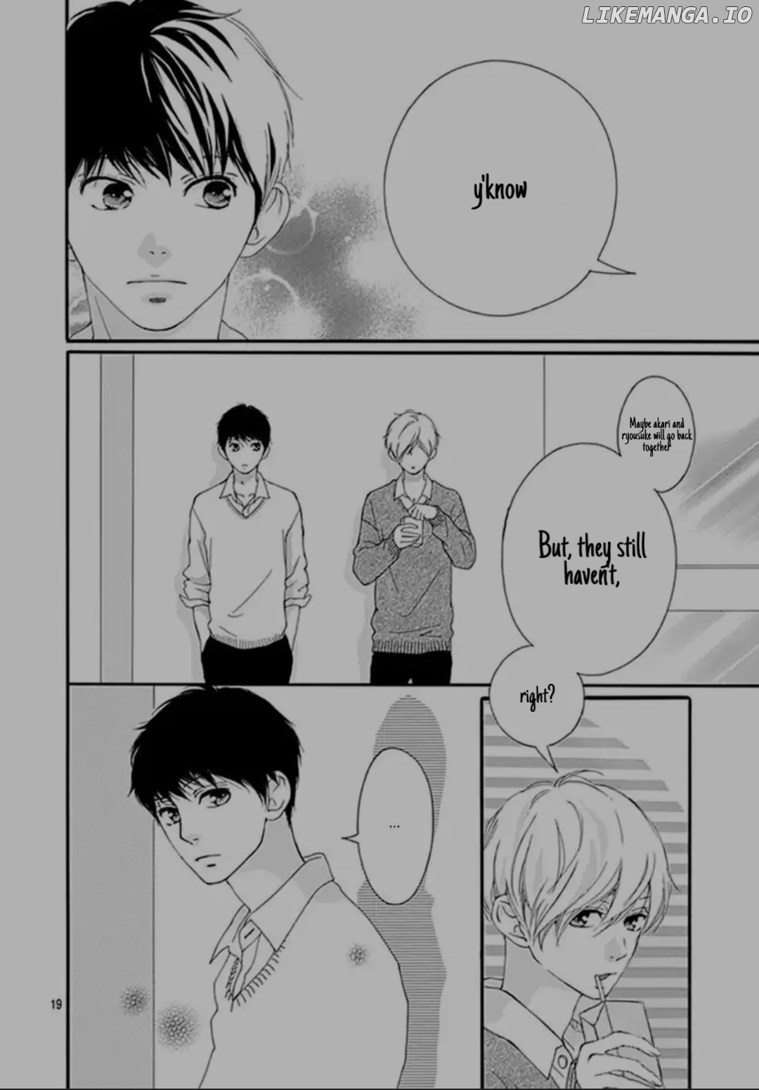 Omoi, Omoware, Furi, Furare chapter 39 - page 18