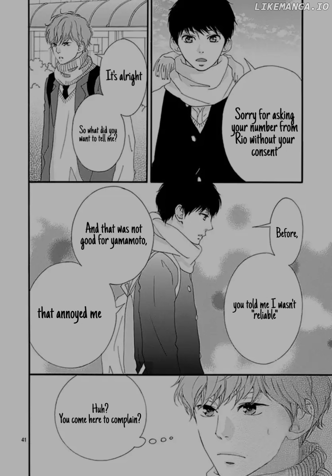 Omoi, Omoware, Furi, Furare chapter 39 - page 40