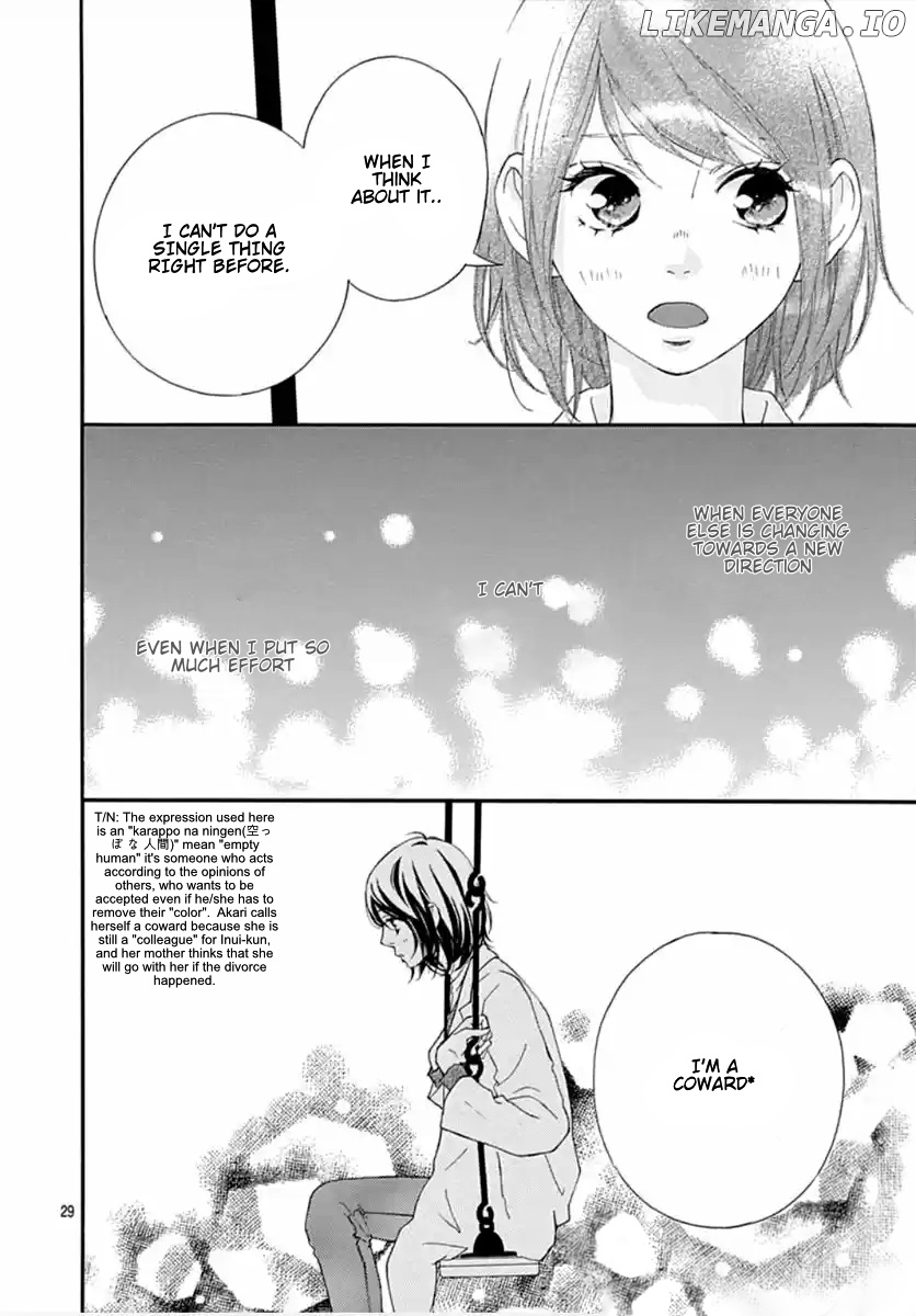 Omoi, Omoware, Furi, Furare chapter 41 - page 29