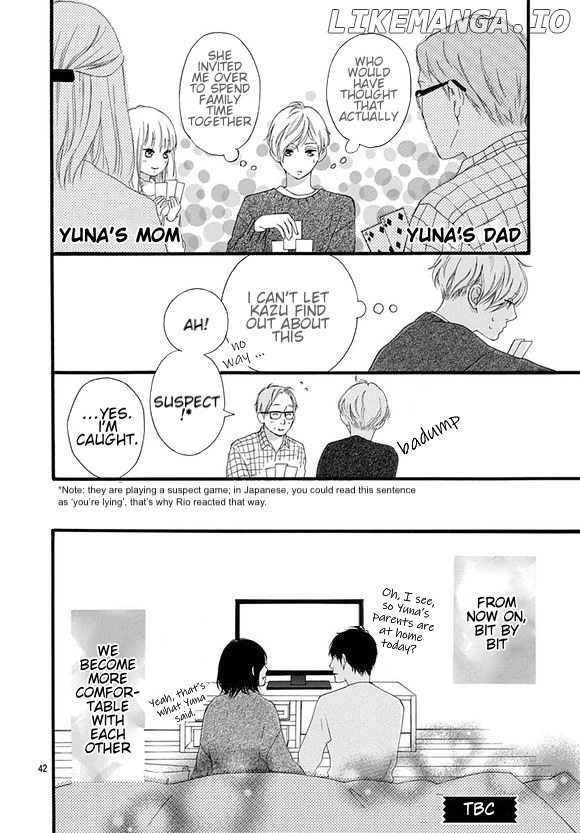 Omoi, Omoware, Furi, Furare chapter 43 - page 42