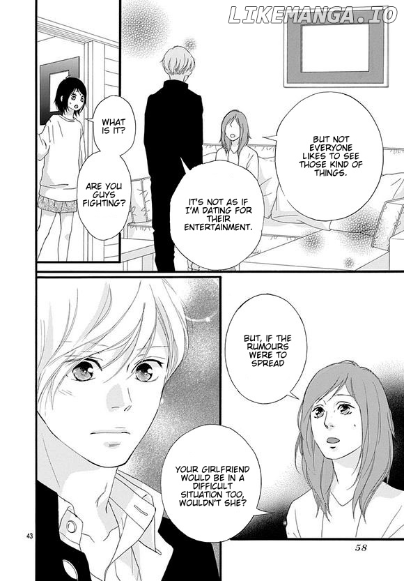 Omoi, Omoware, Furi, Furare chapter 44 - page 42