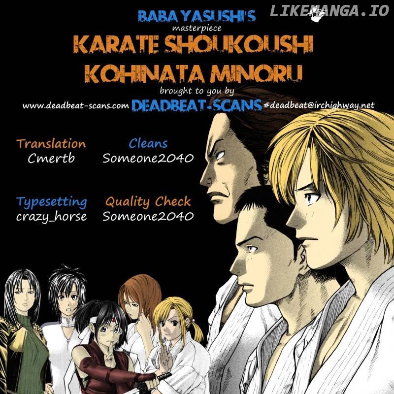 Karate Shoukoushi Kohinata Minoru Chapter 310 - page 21