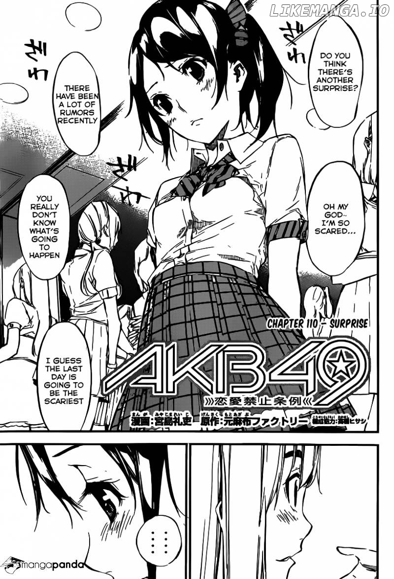 Akb49 – Renai Kinshi Jourei chapter 110 - page 4