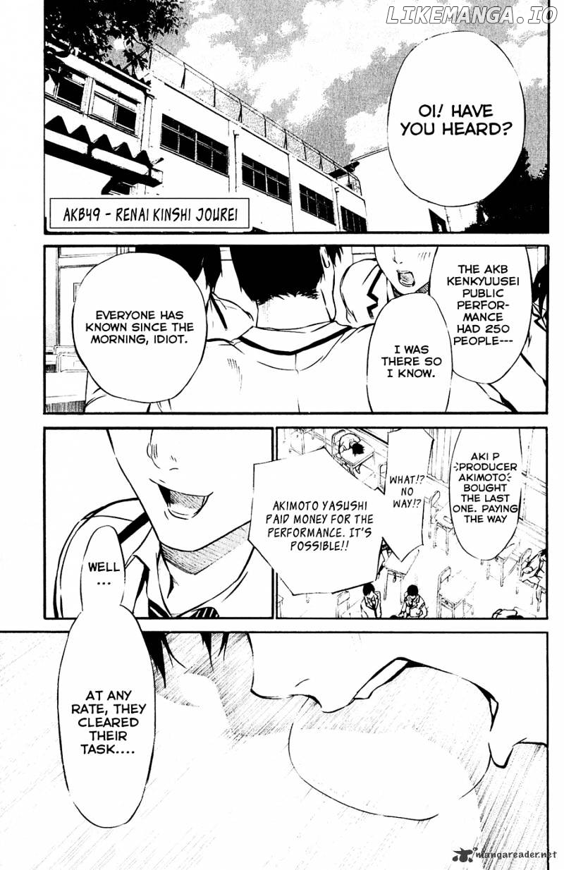 Akb49 – Renai Kinshi Jourei chapter 38 - page 3