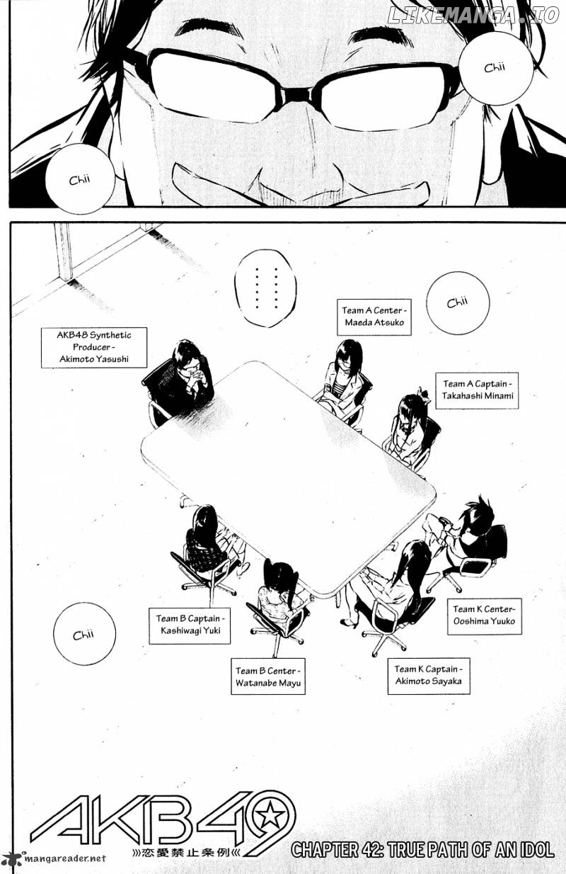 Akb49 – Renai Kinshi Jourei chapter 42 - page 3