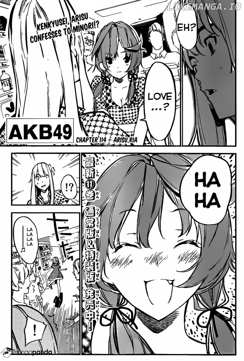Akb49 – Renai Kinshi Jourei chapter 114 - page 2
