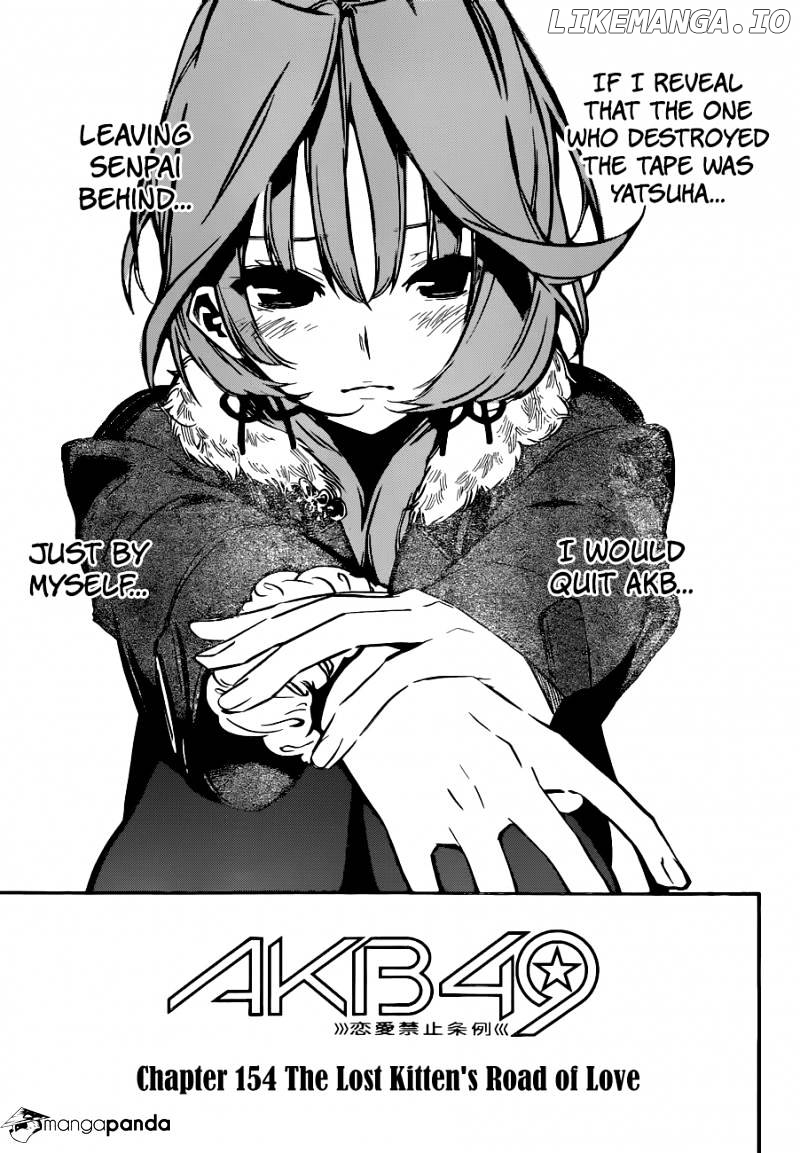 Akb49 – Renai Kinshi Jourei chapter 154 - page 4