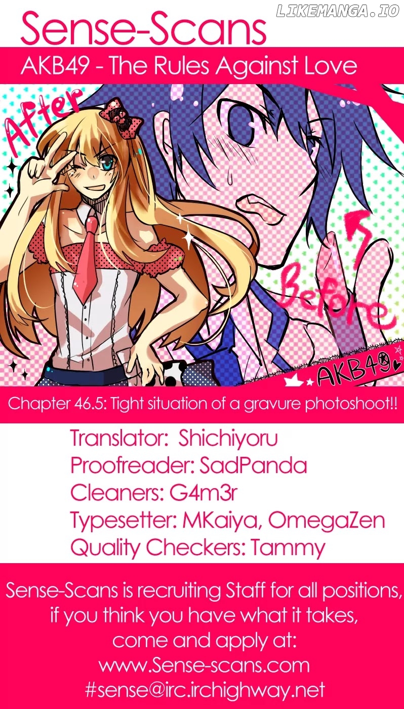 Akb49 – Renai Kinshi Jourei chapter 46.5 - page 1