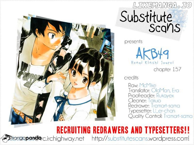 Akb49 – Renai Kinshi Jourei chapter 157 - page 1
