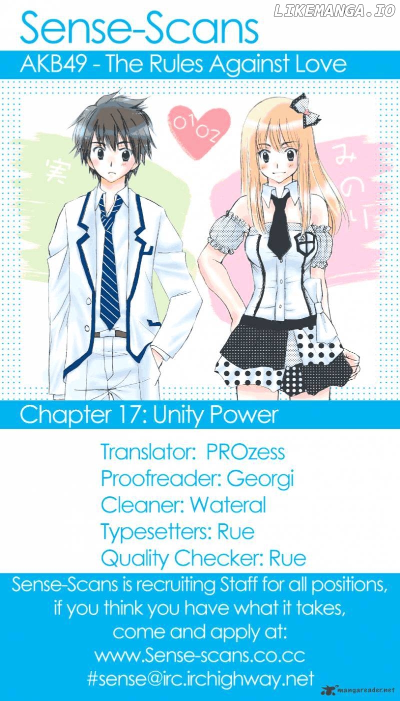 Akb49 – Renai Kinshi Jourei chapter 17 - page 2