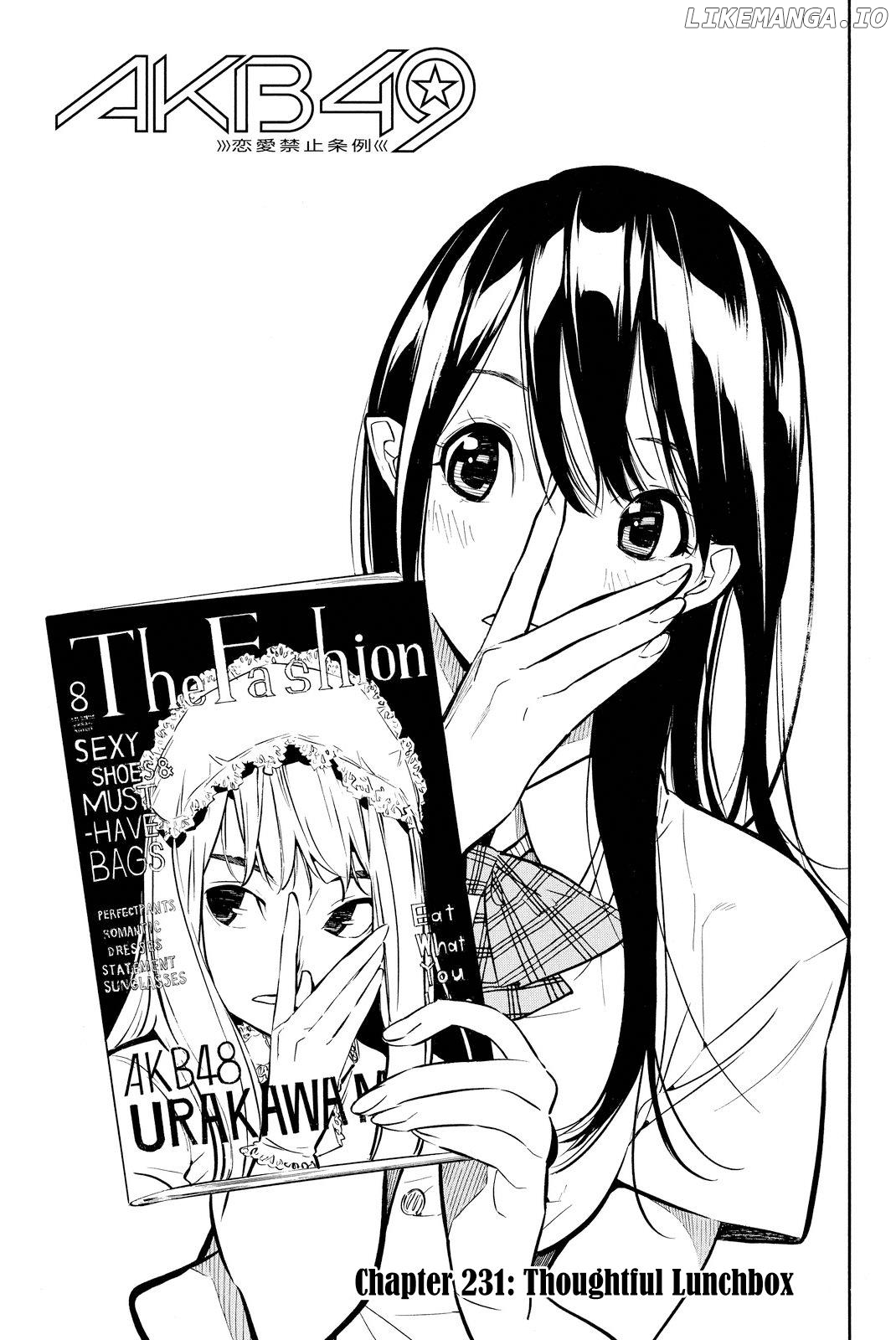 Akb49 – Renai Kinshi Jourei chapter 231 - page 4