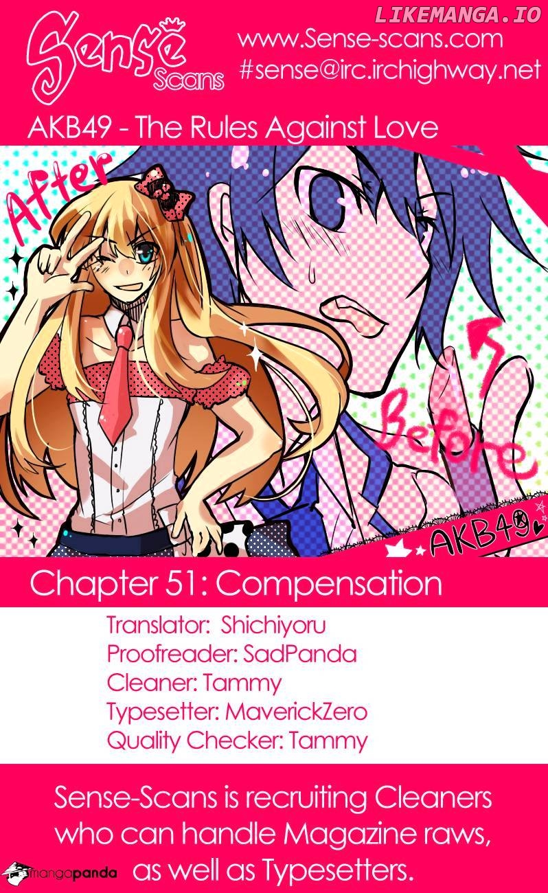 Akb49 – Renai Kinshi Jourei chapter 51 - page 1