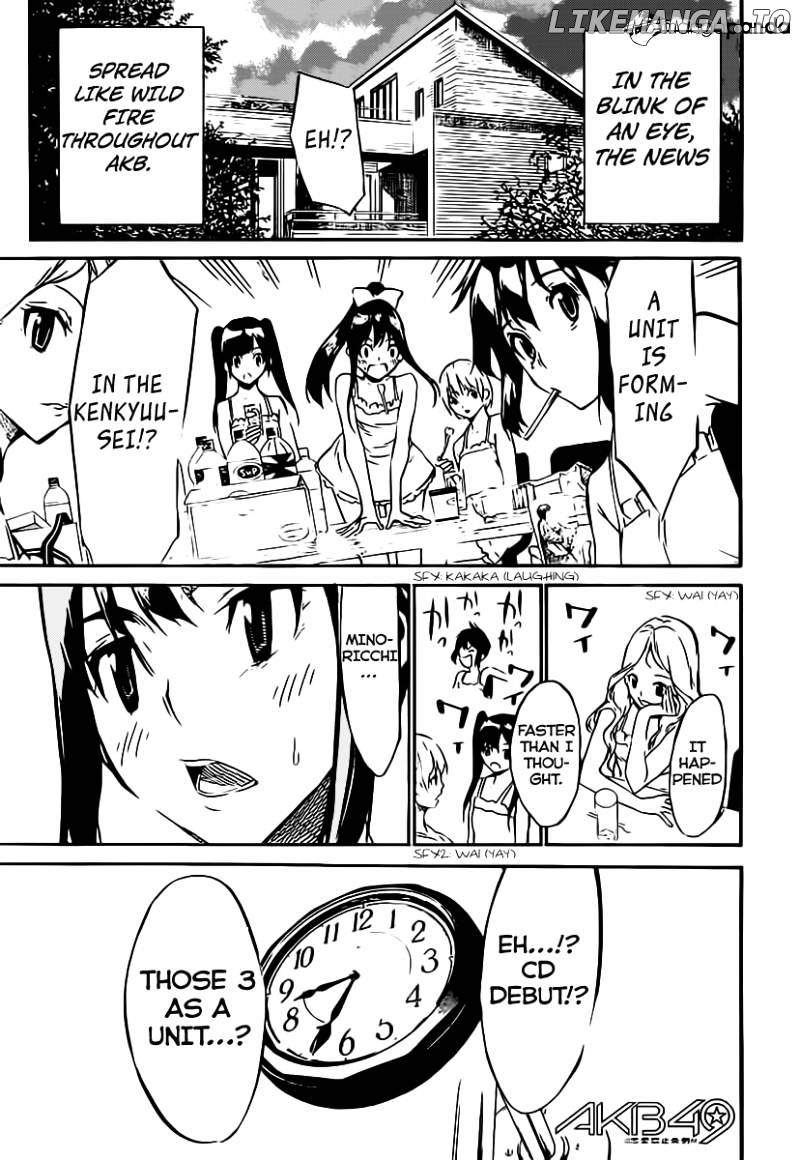 Akb49 – Renai Kinshi Jourei chapter 51 - page 2