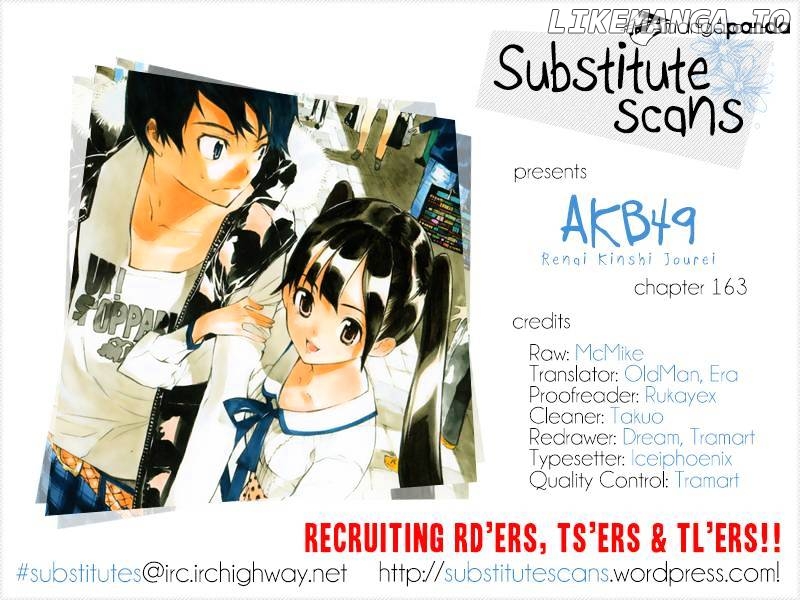 Akb49 – Renai Kinshi Jourei chapter 163 - page 1