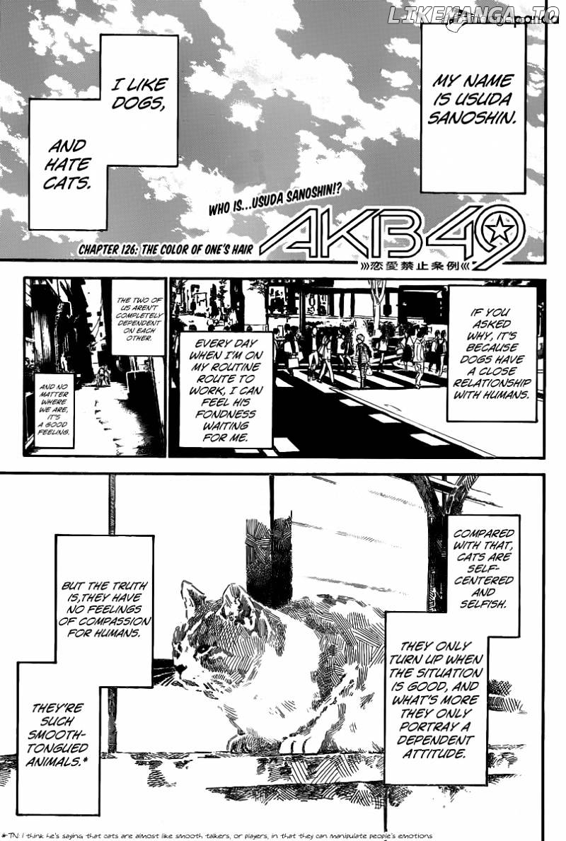 Akb49 – Renai Kinshi Jourei chapter 126 - page 2