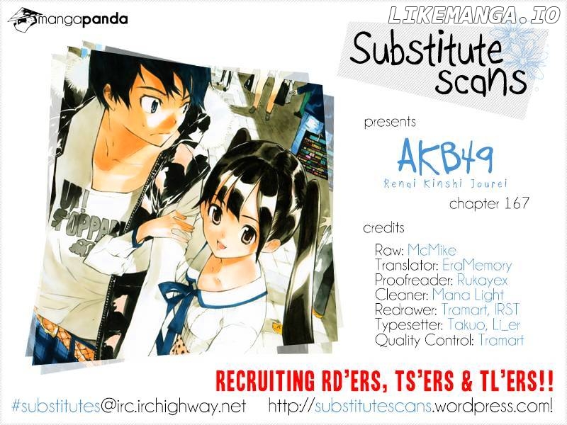 Akb49 – Renai Kinshi Jourei chapter 167 - page 1