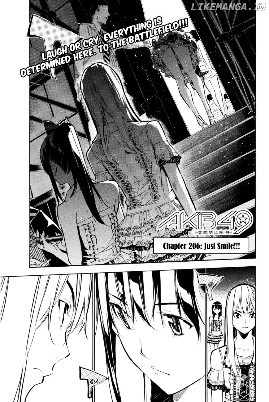 Akb49 – Renai Kinshi Jourei chapter 206 - page 2