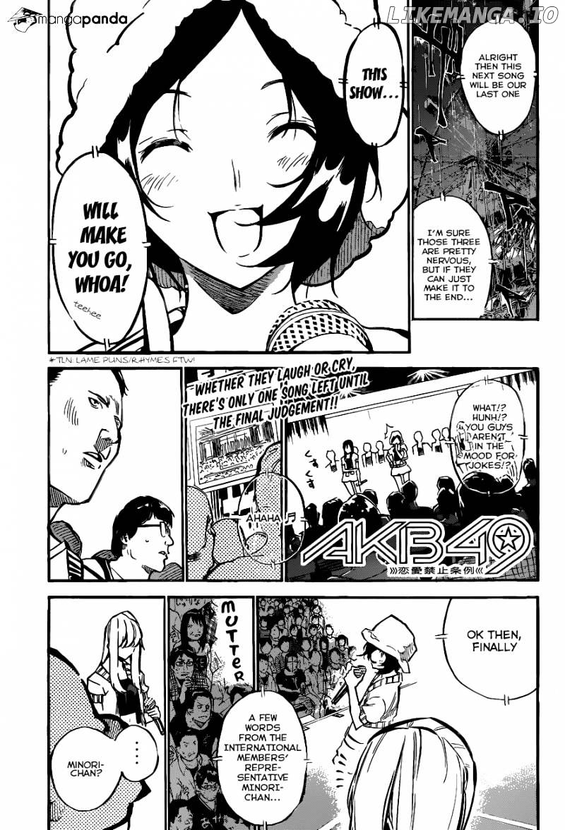 Akb49 – Renai Kinshi Jourei chapter 136 - page 2