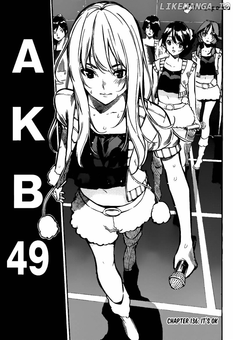 Akb49 – Renai Kinshi Jourei chapter 136 - page 4