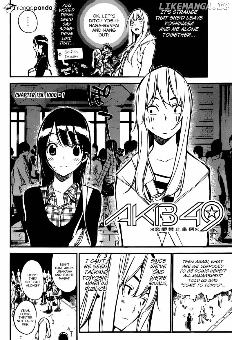 Akb49 – Renai Kinshi Jourei chapter 138 - page 3