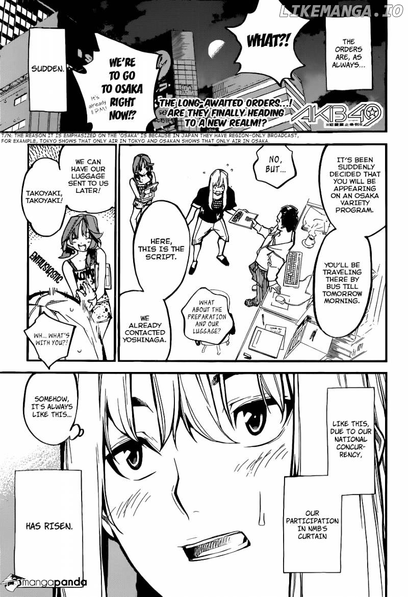 Akb49 – Renai Kinshi Jourei chapter 142 - page 2