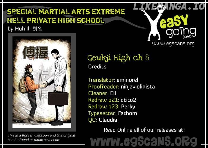 Special Martial Arts Extreme Hell Private High School chapter 8 - page 1
