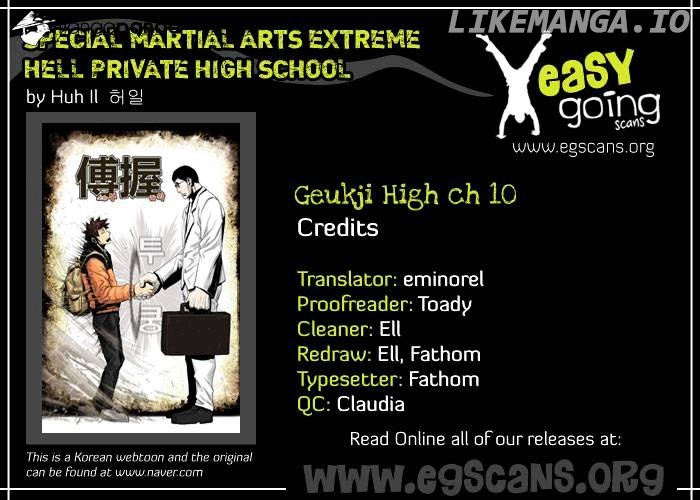 Special Martial Arts Extreme Hell Private High School chapter 10 - page 1