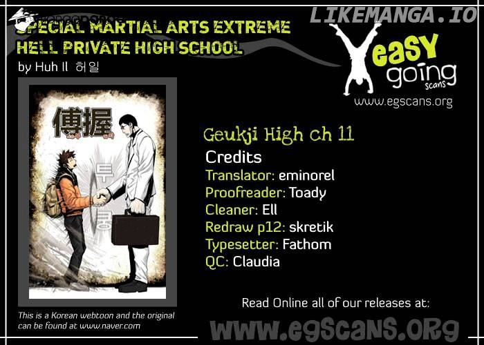 Special Martial Arts Extreme Hell Private High School chapter 11 - page 1
