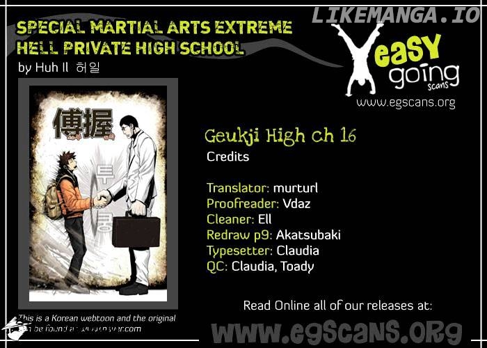 Special Martial Arts Extreme Hell Private High School chapter 16 - page 2