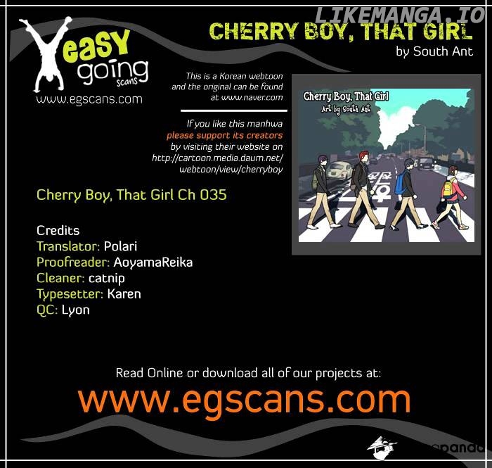 Cherry Boy, That Girl chapter 35 - page 1