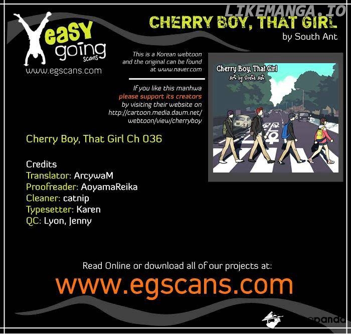 Cherry Boy, That Girl chapter 36 - page 1