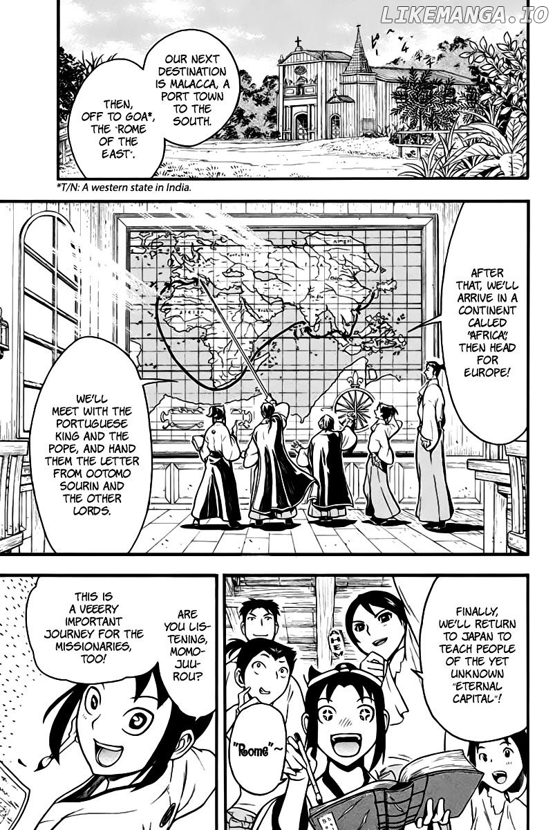 Samurai Ragazzi - Sengoku Shounen Seihou Kenbunroku chapter 7 - page 2