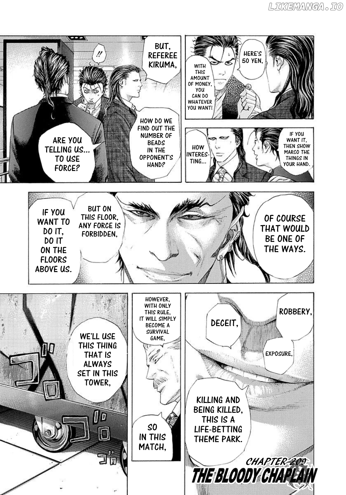 Usogui - Manga Chapter 209 - page 1