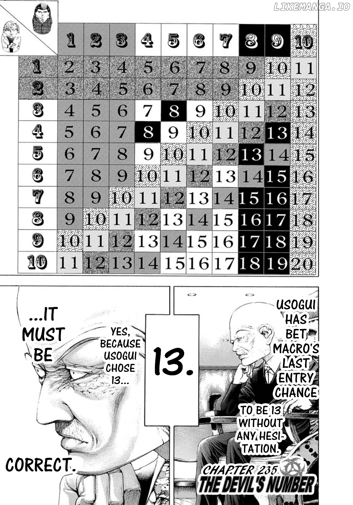 Usogui - Manga Chapter 235 - page 1