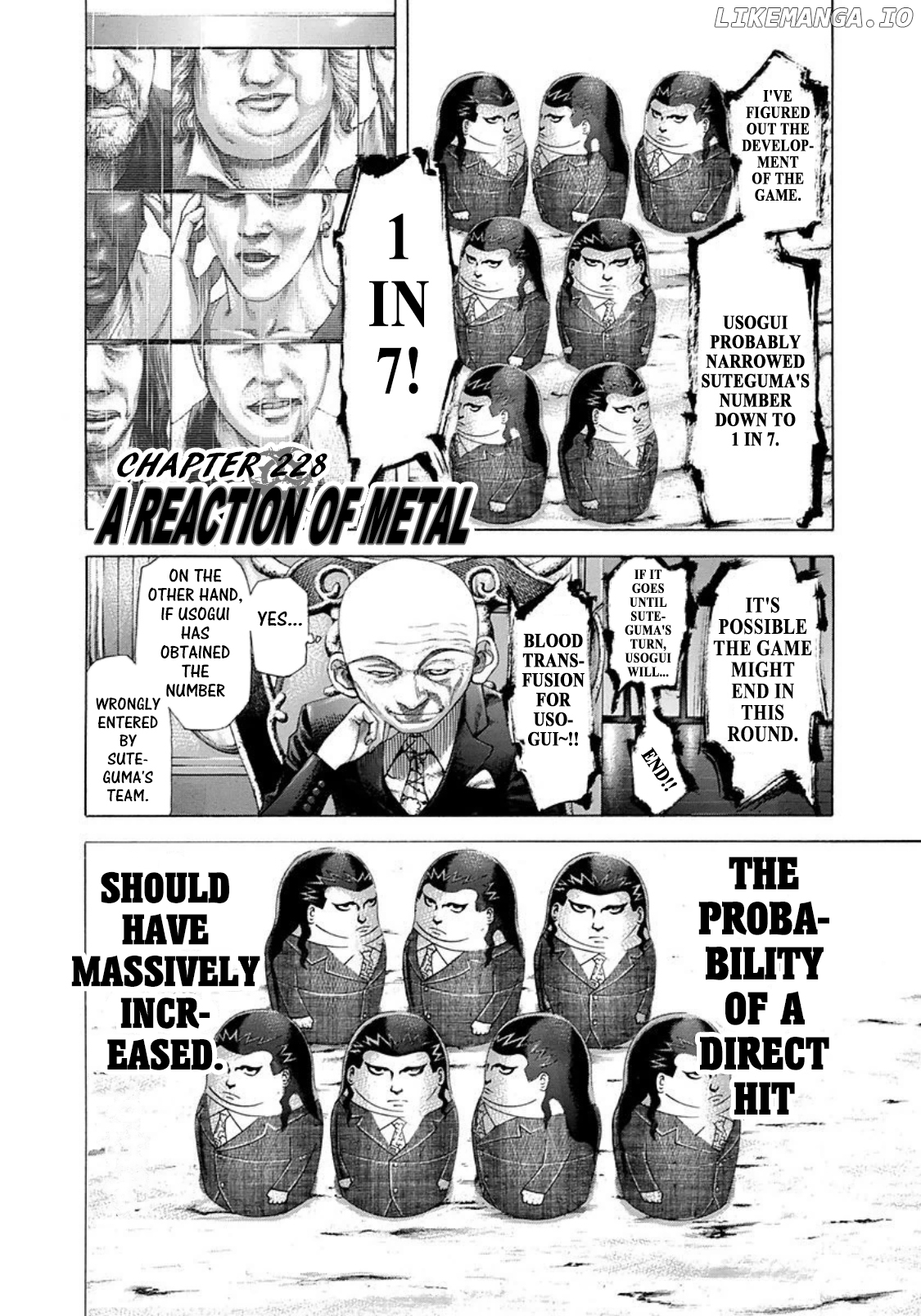 Usogui - Manga Chapter 228 - page 1