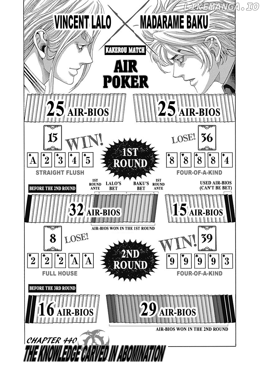 Usogui - Manga Chapter 440 - page 3