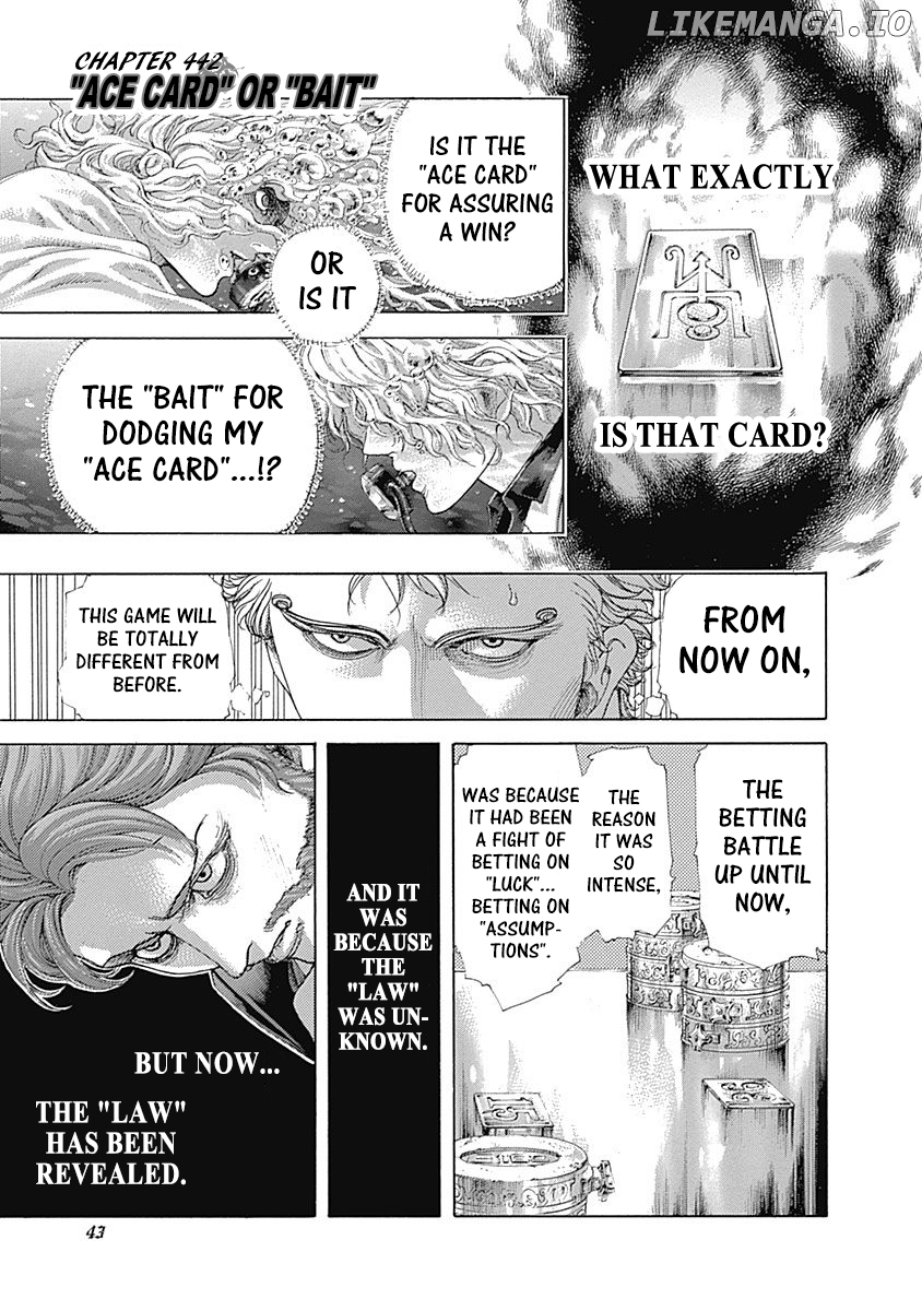 Usogui - Manga Chapter 442 - page 1