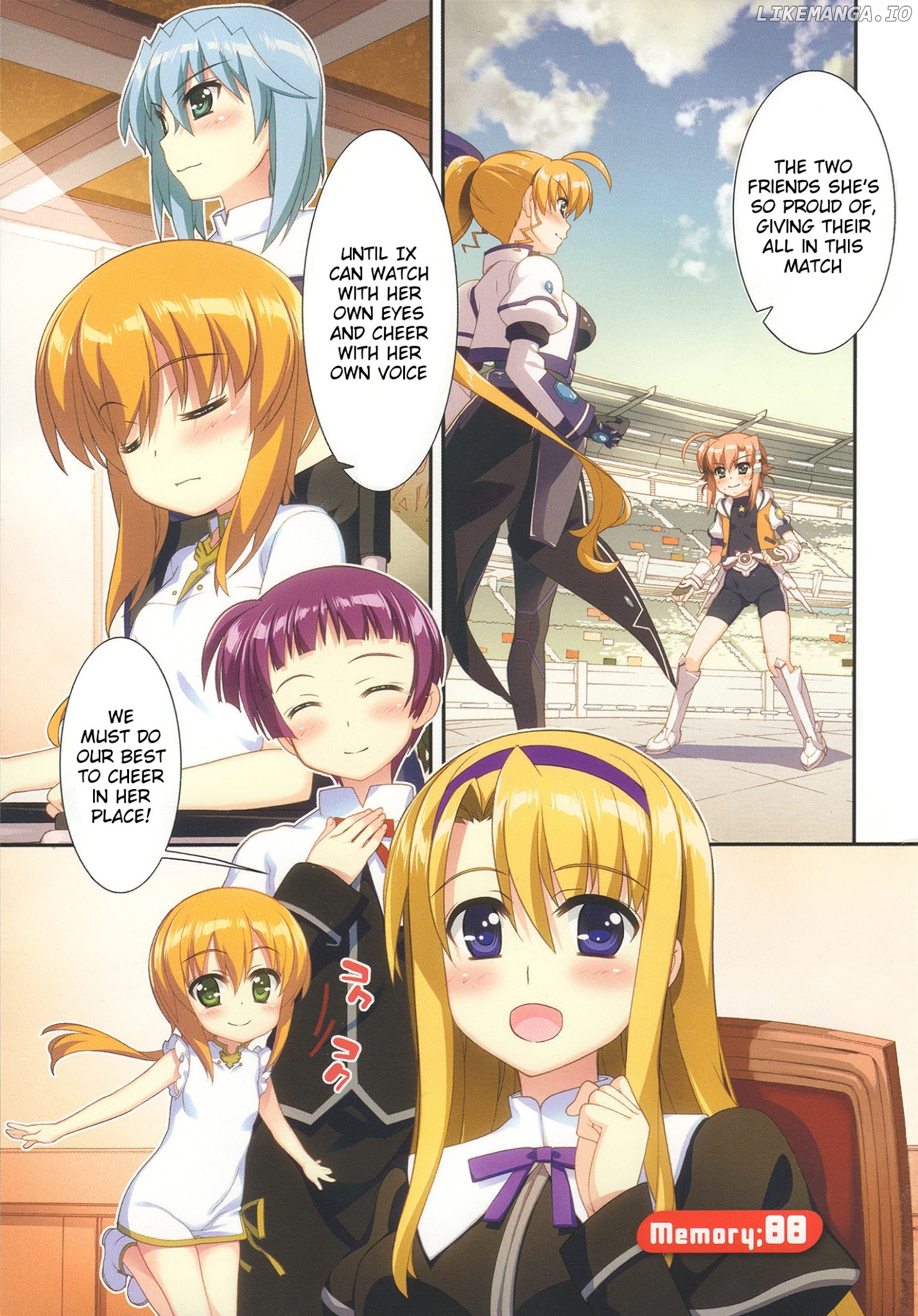 Mahou Shoujo Lyrical Nanoha Vivid chapter 88 - page 1