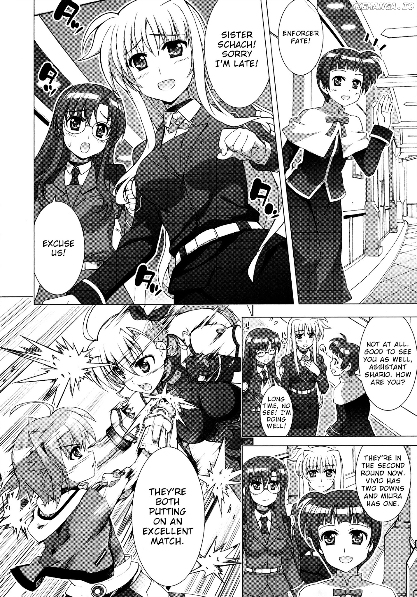 Mahou Shoujo Lyrical Nanoha Vivid chapter 89 - page 2