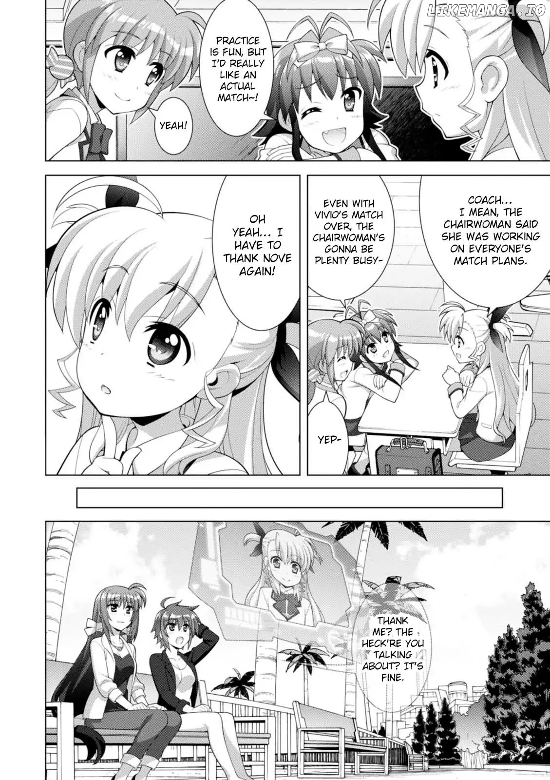 Mahou Shoujo Lyrical Nanoha Vivid chapter 100 - page 12