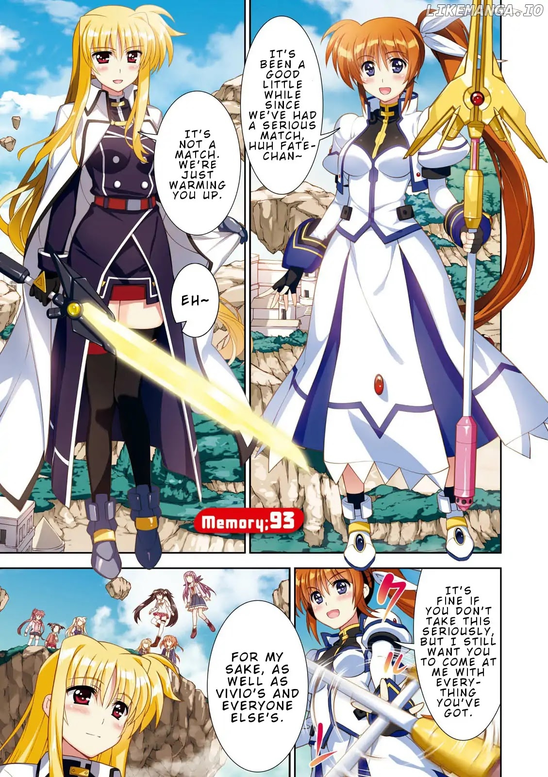 Mahou Shoujo Lyrical Nanoha Vivid chapter 93 - page 2