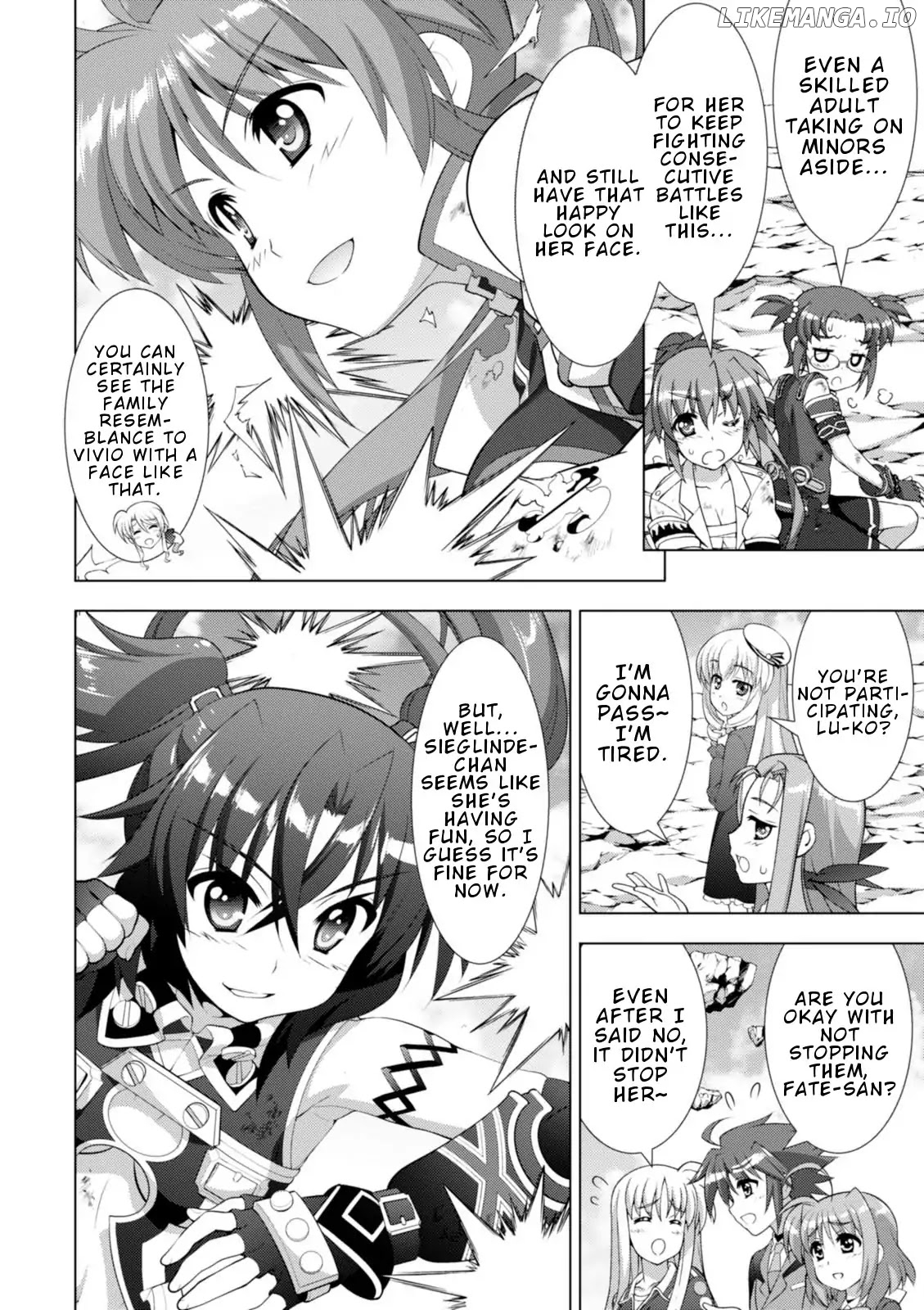 Mahou Shoujo Lyrical Nanoha Vivid chapter 93 - page 27