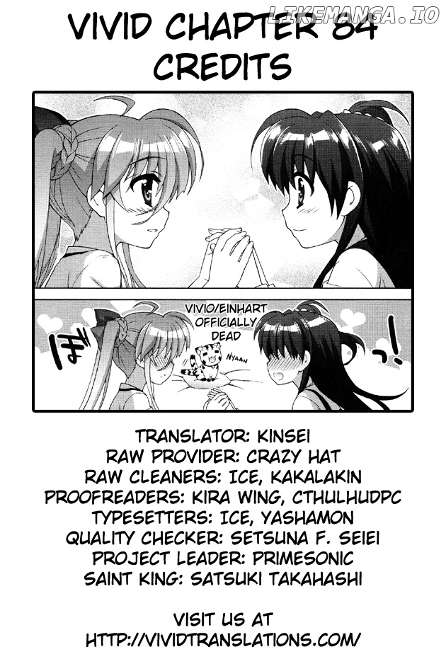 Mahou Shoujo Lyrical Nanoha Vivid chapter 84 - page 30