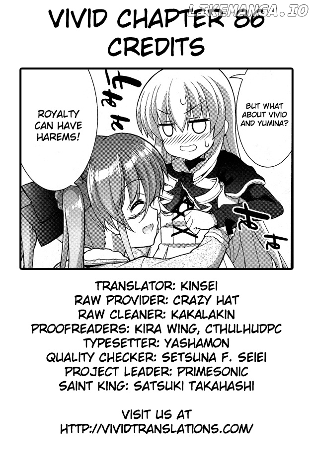 Mahou Shoujo Lyrical Nanoha Vivid chapter 86 - page 33