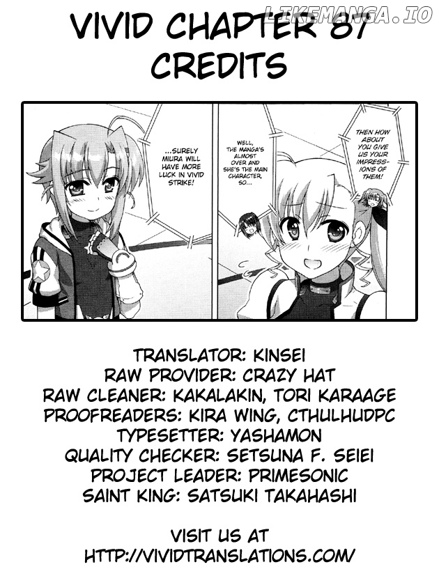 Mahou Shoujo Lyrical Nanoha Vivid chapter 87 - page 29