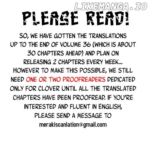 Clover (TETSUHIRO Hirakawa) chapter 297 - page 1